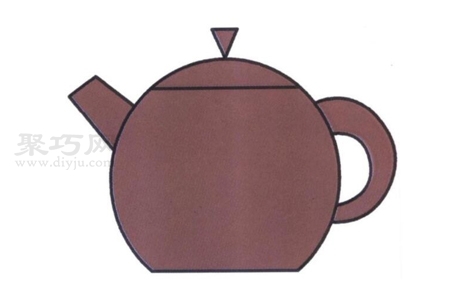 茶壶画法教程 一起来学茶壶简笔画