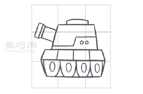 坦克画法 一起来学坦克简笔画