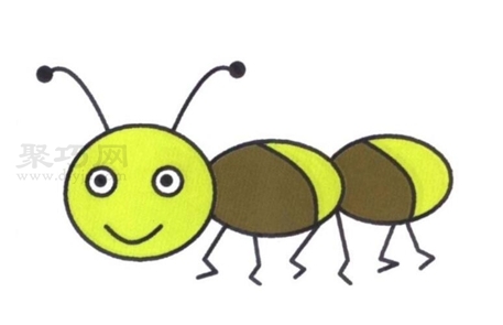 蚂蚁如何画 蚂蚁简笔画教程