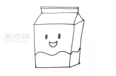 怎么画盒装牛奶 盒装牛奶简笔画画法