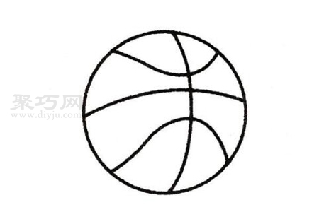 篮球画法 一起来学篮球简笔画
