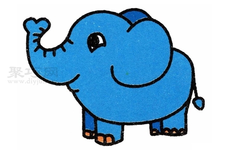 大象怎么画简单又漂亮 大象简笔画画法