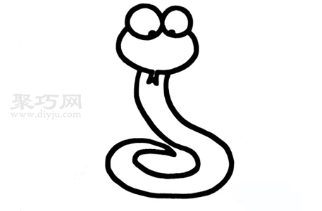 蛇如何画好看又简单 蛇简笔画画法