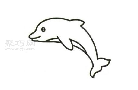 海豚如何画简单又漂亮 海豚简笔画步骤