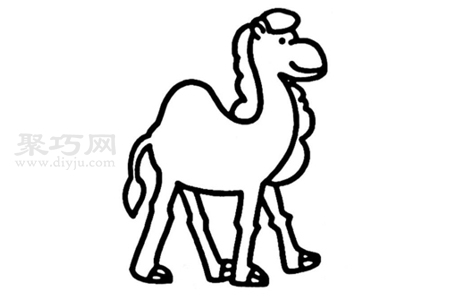 如何画骆驼 骆驼简笔画画法