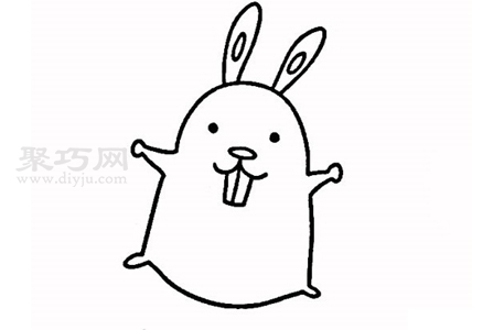 如何画兔子好看又简单 来看兔子简笔画步骤