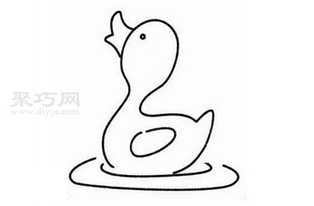 鸭子如何画最简单 一步一步教你画鸭子简笔画