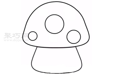 如何画蘑菇好看又简单 来看蘑菇简笔画画法