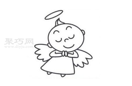 如何画小天使简单又漂亮 一步一步教你画小天使简笔画