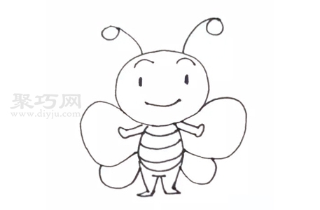 蜜蜂简笔画如何画 蜜蜂简笔画画法