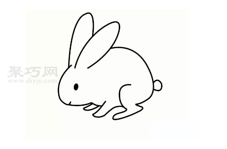 小兔子如何画好看又简单 来学小兔子简笔画步骤
