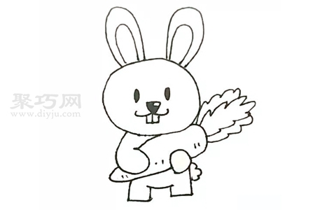 怎么画兔子才好看 一步一步教你画兔子简笔画
