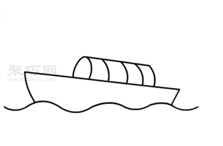怎么画小船最简单 来看小船简笔画画法