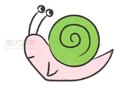 怎么画蜗牛才好看 蜗牛简笔画步骤