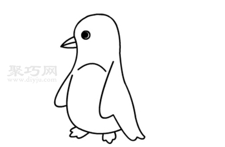企鹅如何画最简单 企鹅简笔画教程