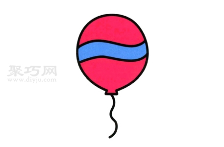 如何画彩色气球好看又简单 来学彩色气球简笔画步骤