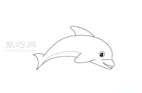 如何画海豚才好看 海豚简笔画教程