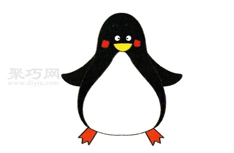 企鹅画法简单又漂亮 来学企鹅简笔画