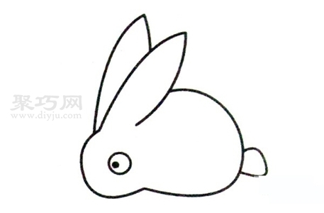 兔子简笔画画法 简单又漂亮