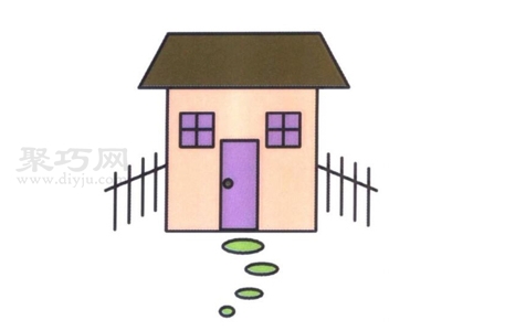 小房子如何画最简单 小房子简笔画画法