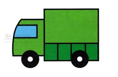 小货车的简单画法图片