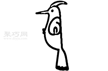 如何画啄木鸟简单又漂亮 来看啄木鸟简笔画步骤
