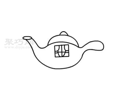5步画茶壶简单画法