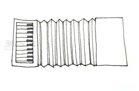 手风琴简笔画简单图片
