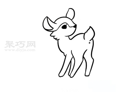 如何画小鹿才好看 一步一步教你画小鹿简笔画