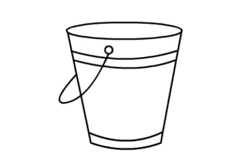 水桶简笔画简单画法