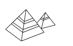 金字塔怎么画好看又简单 金字塔简笔画教程