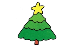 圣诞树怎么画好看又简单 圣诞树简笔画教程