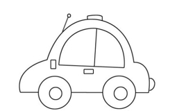小朋友画小汽车怎么画 小汽车简笔画步骤