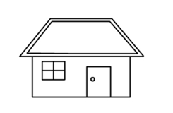 5步怎么画房子 一步一步教你画房子简笔画