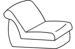 四步怎么画沙发 来看沙发简笔画画法
