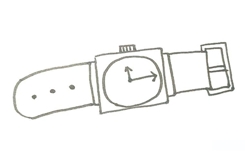 手表怎么画简单又漂亮 来学手表简笔画画法