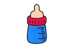 婴儿奶瓶怎么画简单又漂亮 婴儿奶瓶简笔画步骤