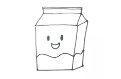 怎么画盒装牛奶 盒装牛奶简笔画画法