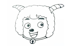 如何画喜羊羊最简单 来看喜羊羊简笔画画法