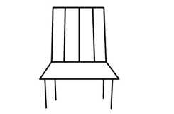 如何画椅子 椅子简笔画画法
