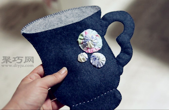 教你如何做茶杯型布艺收纳袋