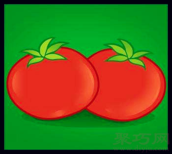 西红柿（番茄）简笔画第4步