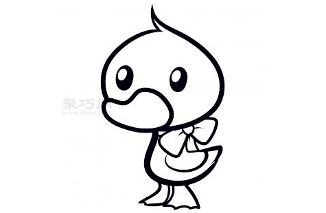 儿童简笔画小鸭子的画法 教你如何画小鸭子简笔画
