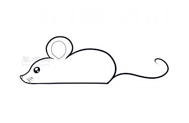 儿童简笔画小老鼠的画法 教你如何画小老鼠简笔画