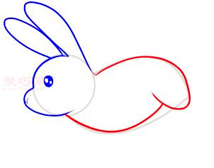 兔子简笔画第5步