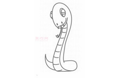简笔画小蛇的画法 教你如何画小蛇简笔画