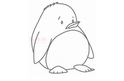 儿童简笔画胖企鹅的画法 教你如何画胖企鹅简笔画
