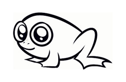 幼儿简笔画青蛙的画法 教你如何画青蛙简笔画