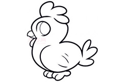 简笔画小鸡的画法 教你如何画小鸡简笔画