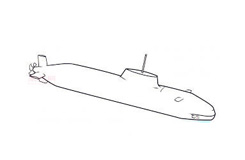 幼儿简笔画潜艇的画法 教你如何画潜艇简笔画